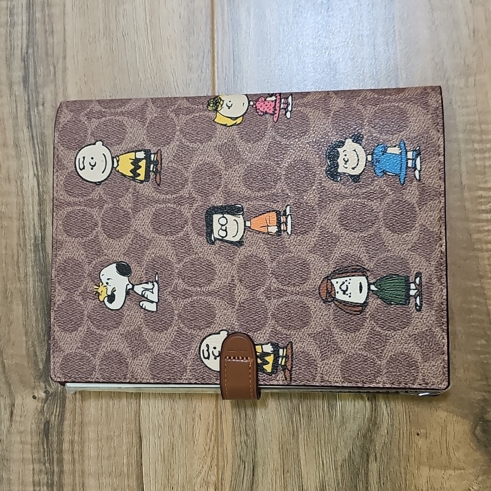 NWOT Coach x Peanuts Notebook In Signature Canvas - Picture 3 of 17